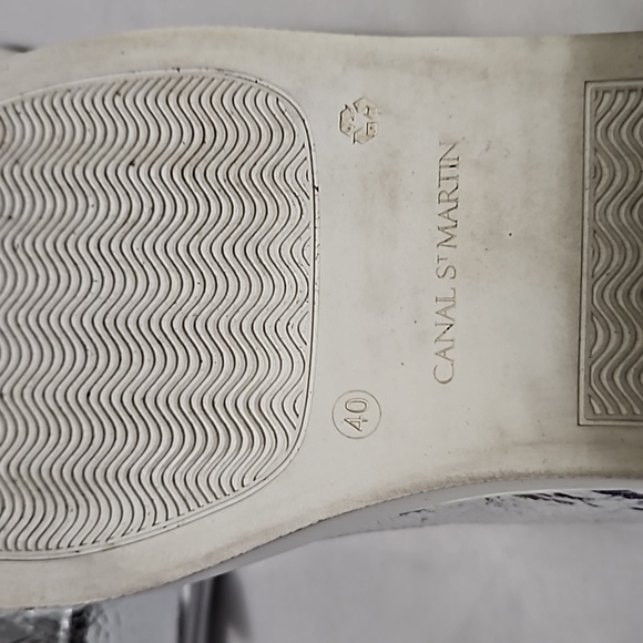 Canal St Martin metallic sneakers. - Picture 8 of 10
